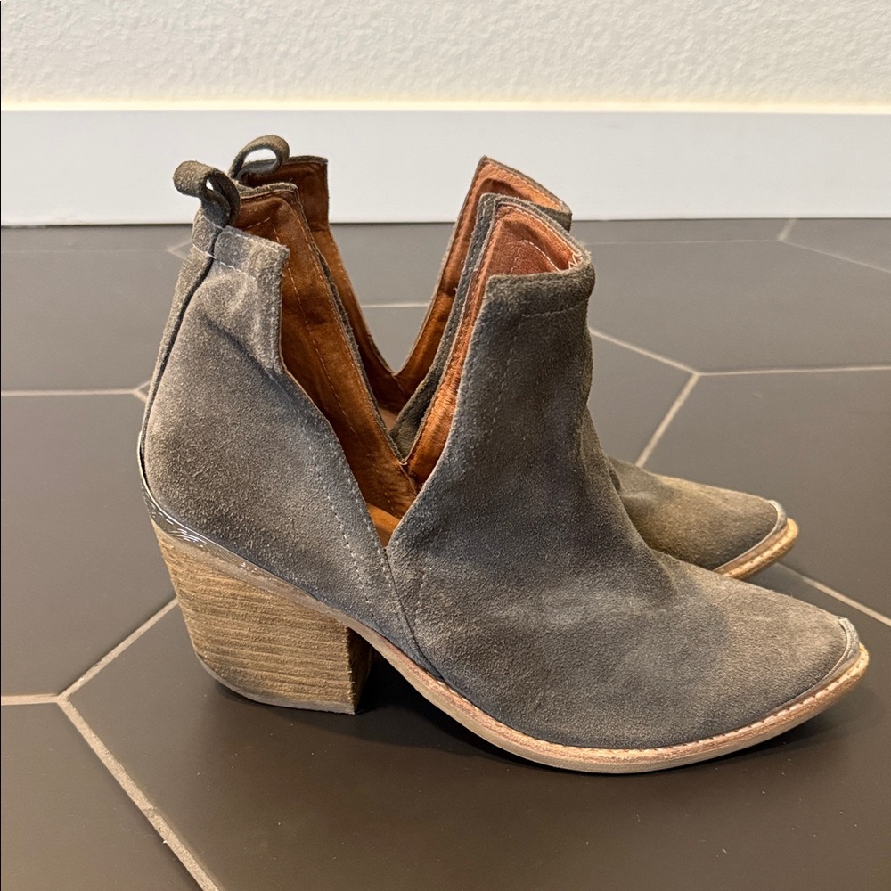 Jeffrey Campbell Gray Ankle Booties